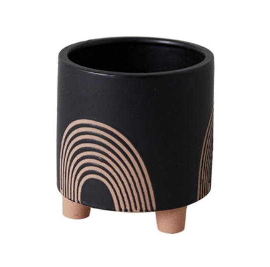 Asha Pot Black
